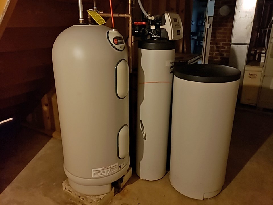 water heater and softner